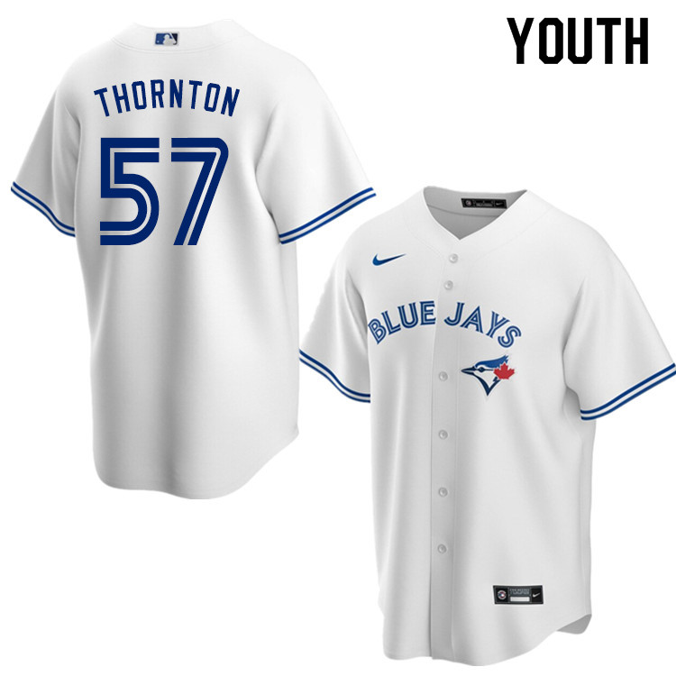 Nike Youth #57 Trent Thornton Toronto Blue Jays Baseball Jerseys Sale-White